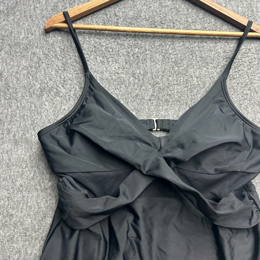 Cupshe Swimsuit‎ One Piece Large Black Hi-Leg Sheer Mesh
